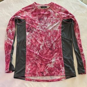Magellan Outdoors Pink and Gray Women's Top